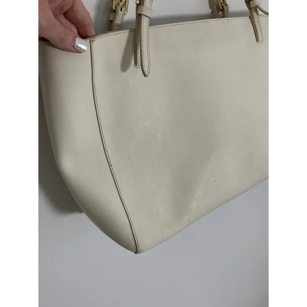 Tory Burch Cream‎ Large Leather shoulder bag